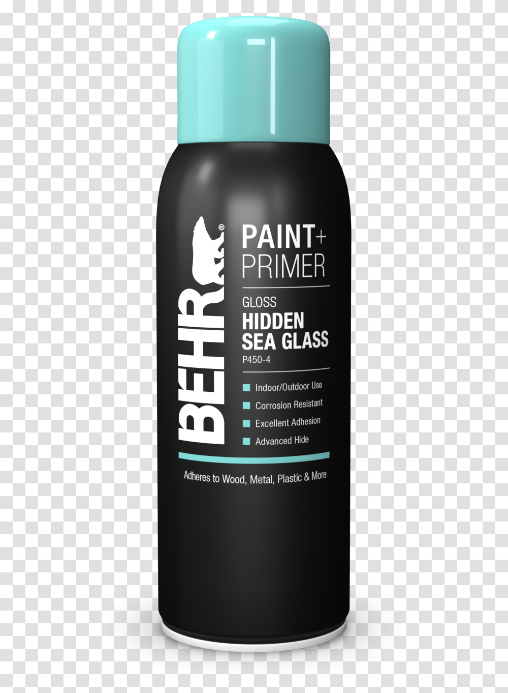 Behr Aerosol Paint And Primer Hidden Sea Glass Spray Behr, Tin, Can, Aluminium, Spray Can Transparent Png