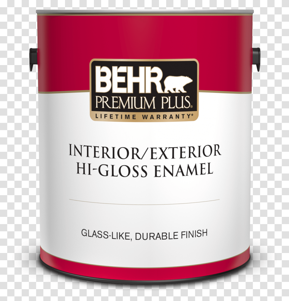Behr High Gloss White Paint, Paint Container, Beverage, Drink, Alcohol Transparent Png