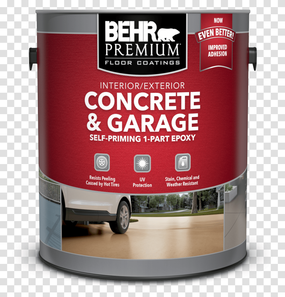 Behr Pintura Epoxica Concreto, Tin, Can, Barrel, Fire Truck Transparent Png