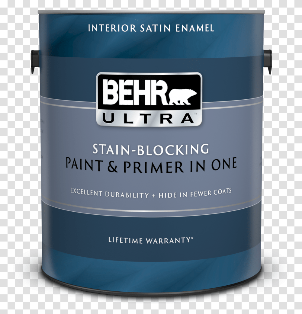 Behr Premium Plus Ultra, Cosmetics, Paint Container, Bottle, Barrel Transparent Png