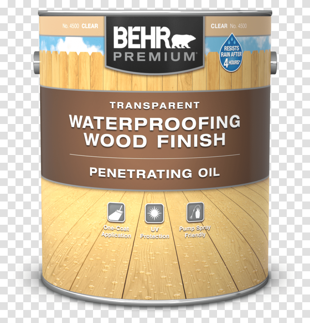 Behr Waterproofing Stain And Sealer, Tin, Wristwatch, Can, Beverage Transparent Png