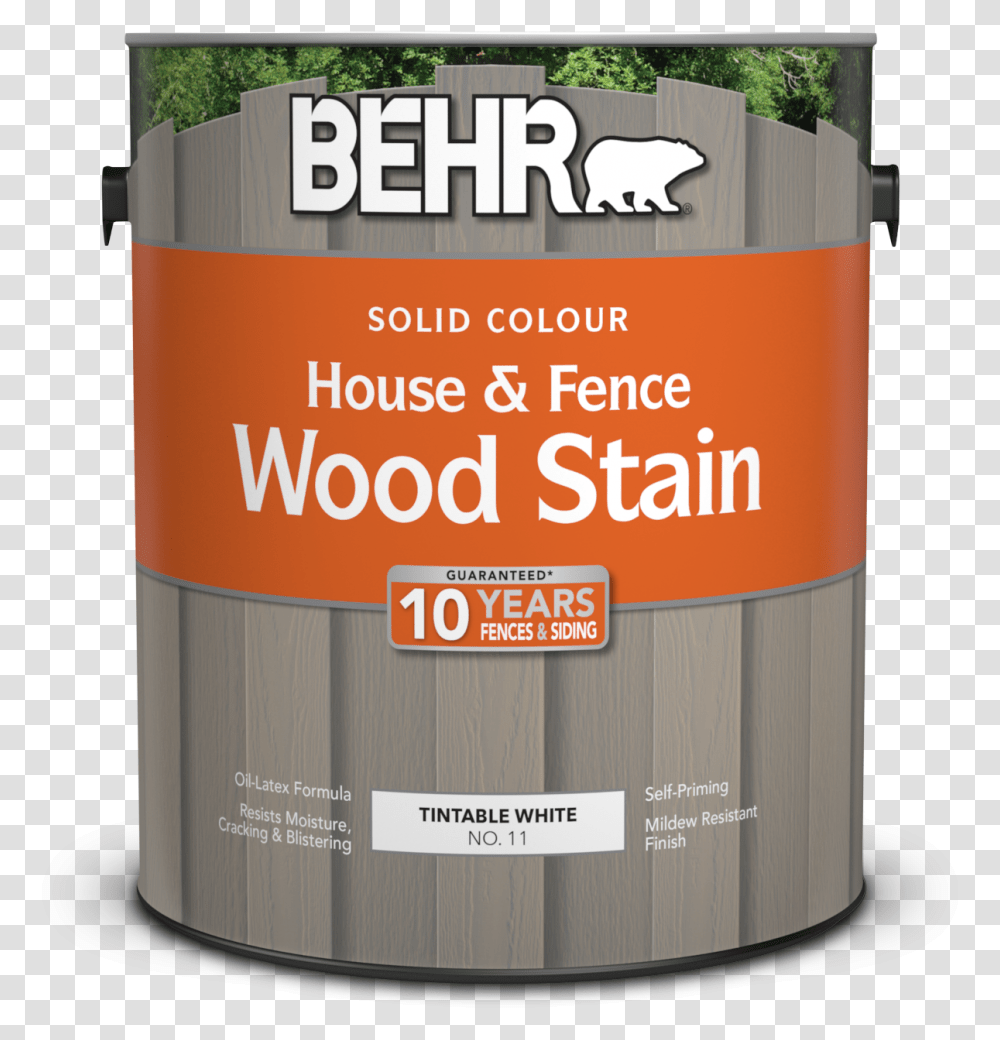 Behr Wood Stain, Label, Tin, Can Transparent Png