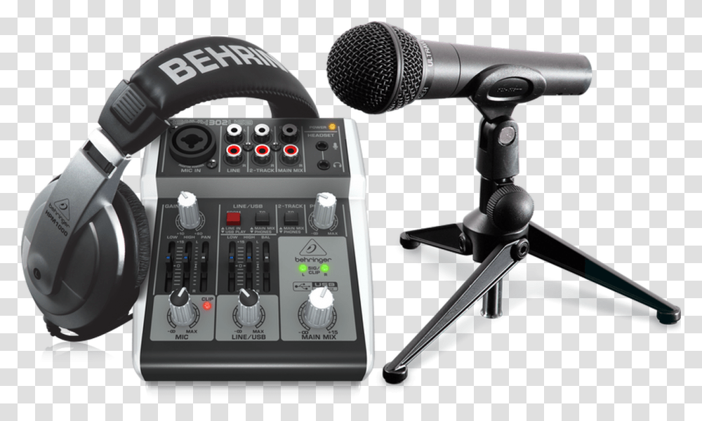 Behringer Podcastudio 2 Usb Behringer Podcastudio Usb, Camera, Electronics, Electrical Device, Microphone Transparent Png