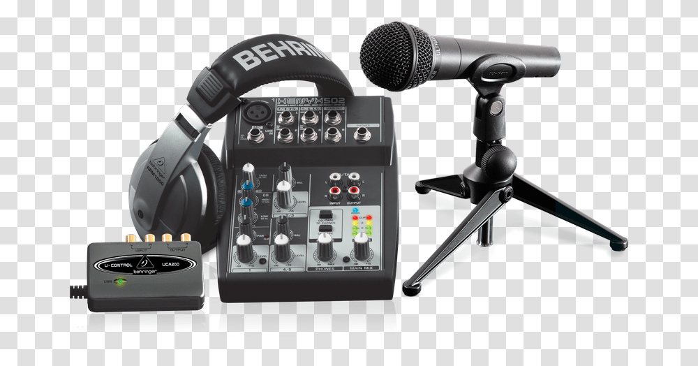 Behringer Podcastudio Usb, Electrical Device, Camera, Electronics, Microphone Transparent Png
