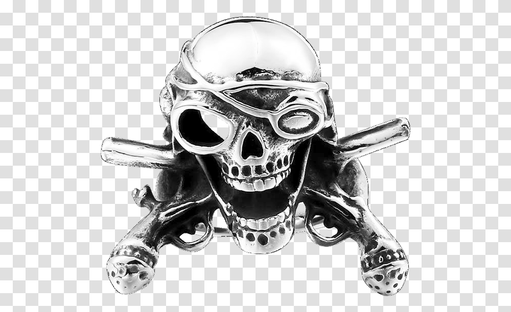 Beier Pirate Skull Ring Download Gun, Sunglasses, Accessories, Accessory, Person Transparent Png