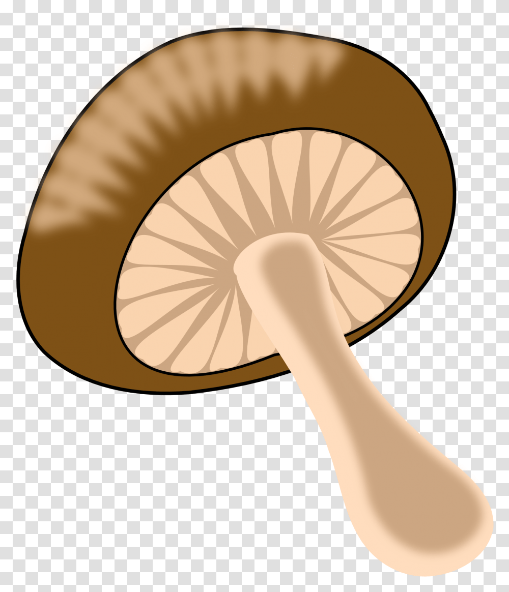 Beigeedible Mushroommushroom Food Mushroom Clipart, Plant, Lamp, Agaric, Fungus Transparent Png