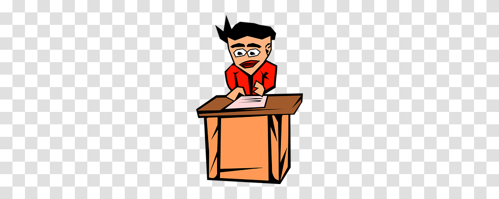 Being Person, Reading, Standing, Desk Transparent Png