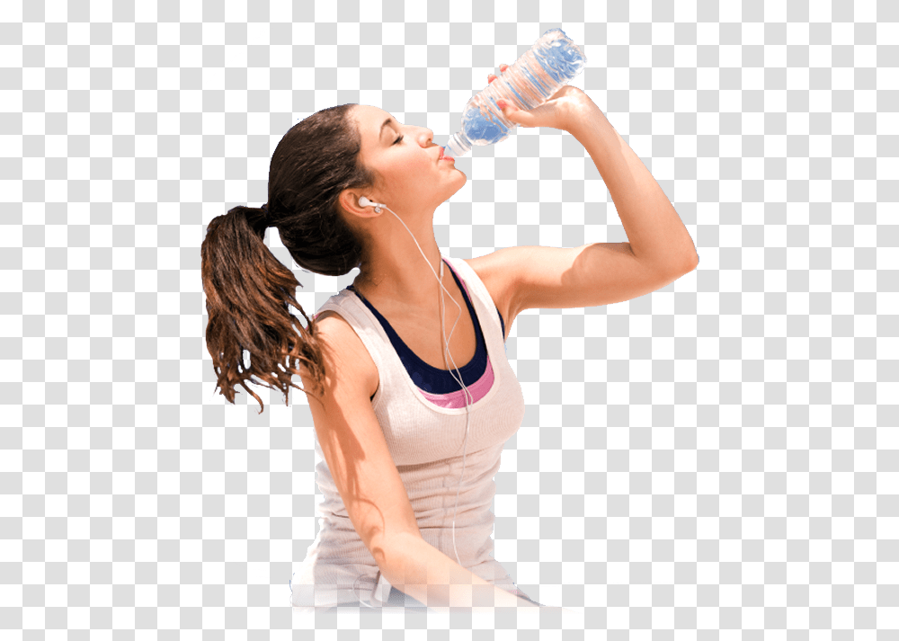 Being In Good Shape Girl Drink Water, Person, Human, Beverage, Drinking Transparent Png