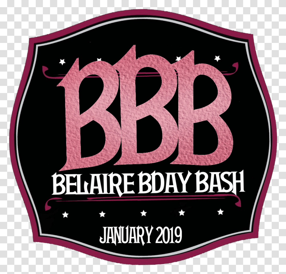 Belaire Birthday Bash Label, Logo, Trademark Transparent Png