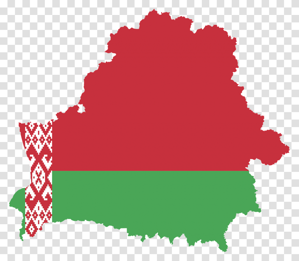 Belarus Flag And Map, Tree, Plant Transparent Png