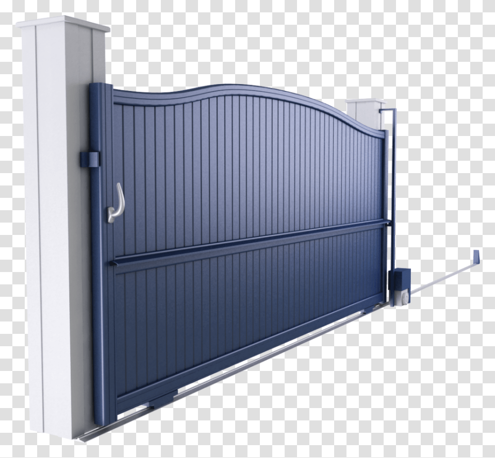 Belfast Sliding Gate Model3d ViewClass Mw 100 Mh Gate, Crib, Furniture, Shipping Container Transparent Png