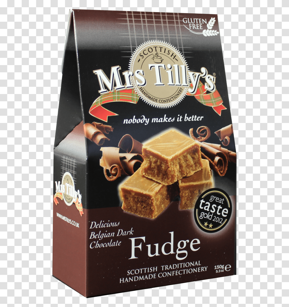 Belgian Chocolate Fudge Gift Box Mrs Tilly's Fudge, Dessert, Food, Cocoa, Poster Transparent Png