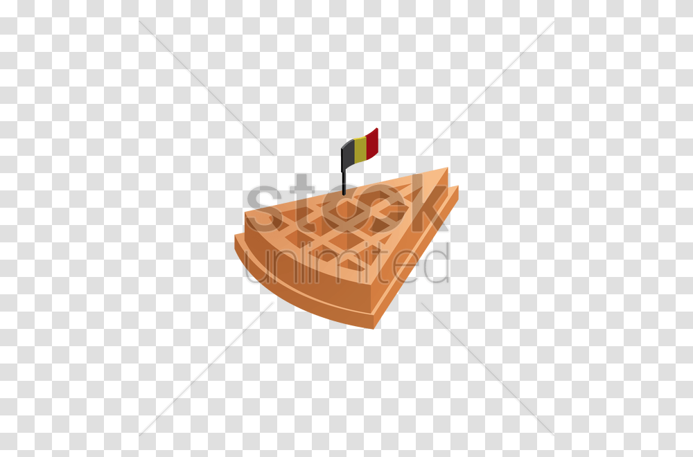 Belgian Waffle With Flag Vector Image, Bow, Incense, Cowbell, Wand Transparent Png