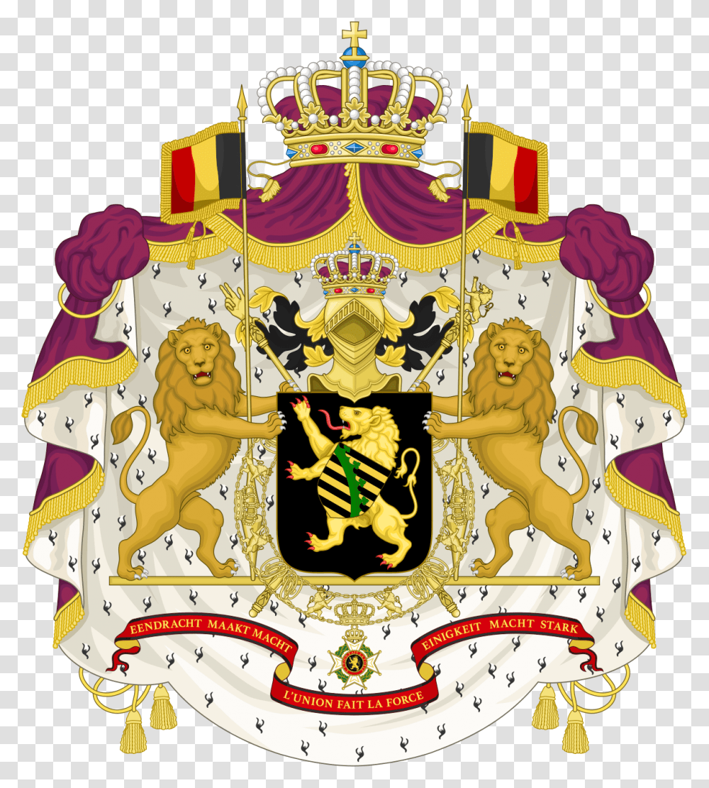 Belgium Coat Of Arms, Logo, Emblem, Birthday Cake Transparent Png