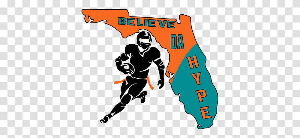 Believe Da Hype American Football Player Vector, Text, Person, Hand, Label Transparent Png