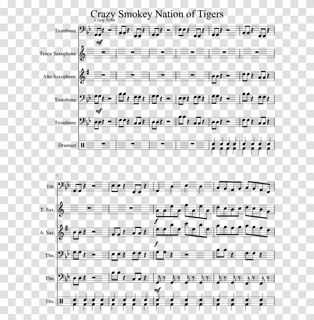 Believer Imagine Dragons Alto Sax Sheet Music, Gray, World Of Warcraft Transparent Png