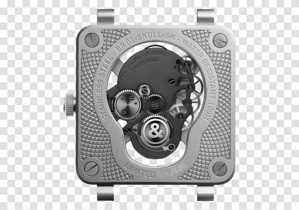 Bell Amp Ross Br 01 Laughing Skull, Wristwatch, Clock Tower, Architecture, Building Transparent Png