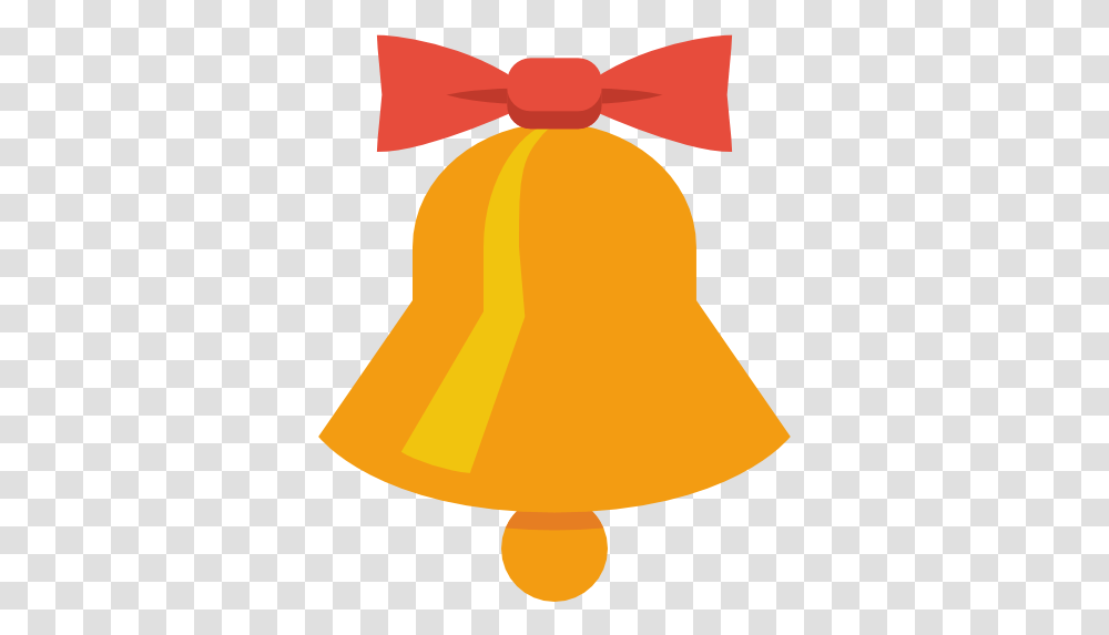 Bell And Bow Icon Image Christmas Bell Clip Art, Clothing, Apparel, Hat, Sun Hat Transparent Png