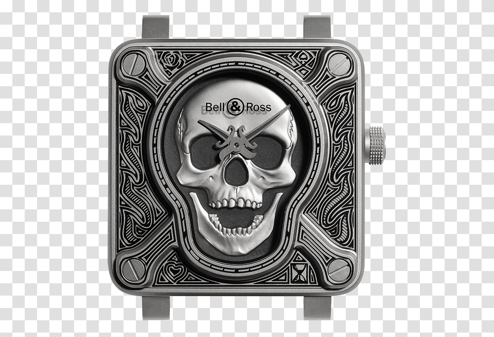 Bell And Ross Laughing Skull, Clock Tower, Architecture, Building, Wristwatch Transparent Png