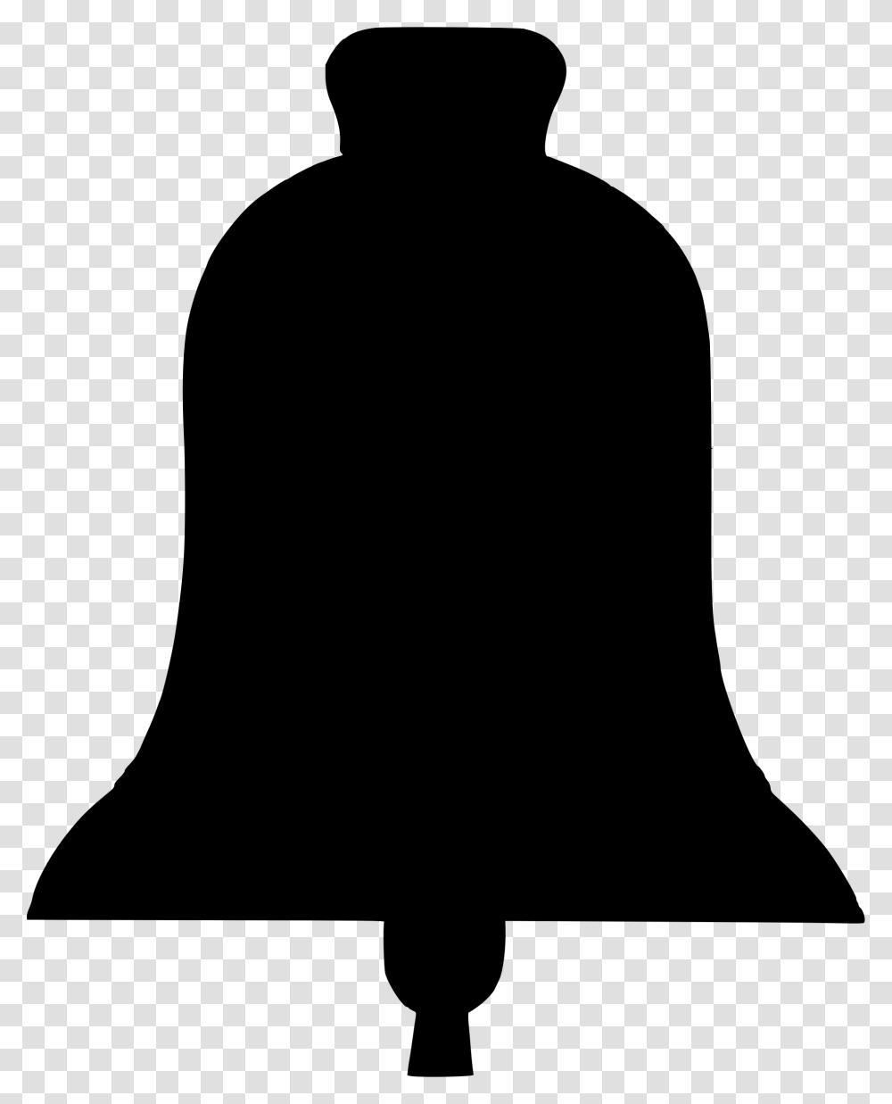 Bell Big Image Bell Silhouette, Gray, World Of Warcraft Transparent Png