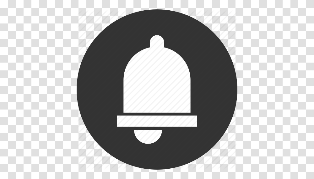Bell Circle Circular Notif Notification Round Sound Update Icon, Lamp, Apparel, Light Transparent Png