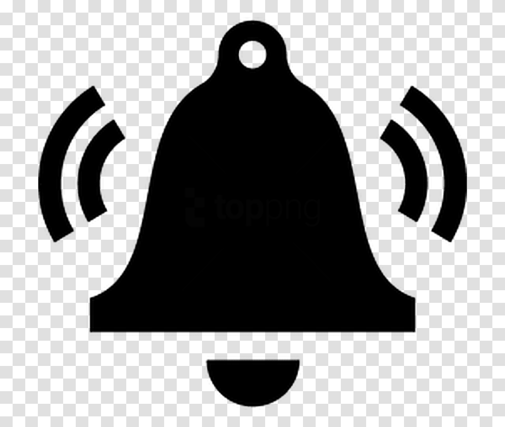 Bell Icon Green Screen, Pottery, Silhouette, Label Transparent Png