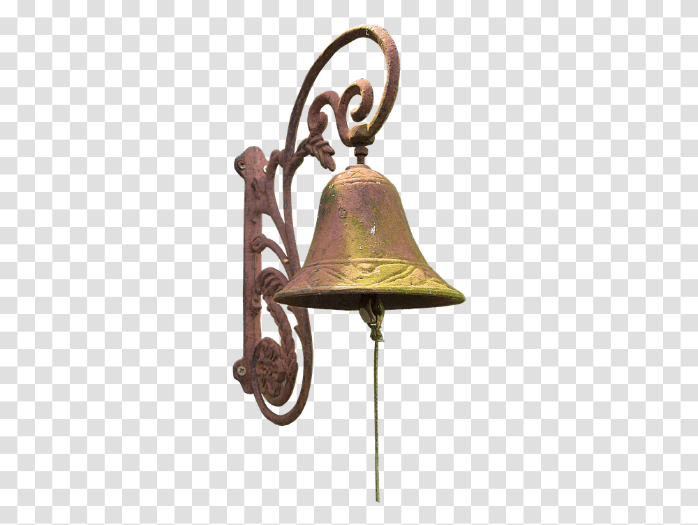 Bell Old Metal Antique Ring Ornament Bimmeln Metal En La Antiguedad, Bronze, Lamp, Musical Instrument, Chime Transparent Png