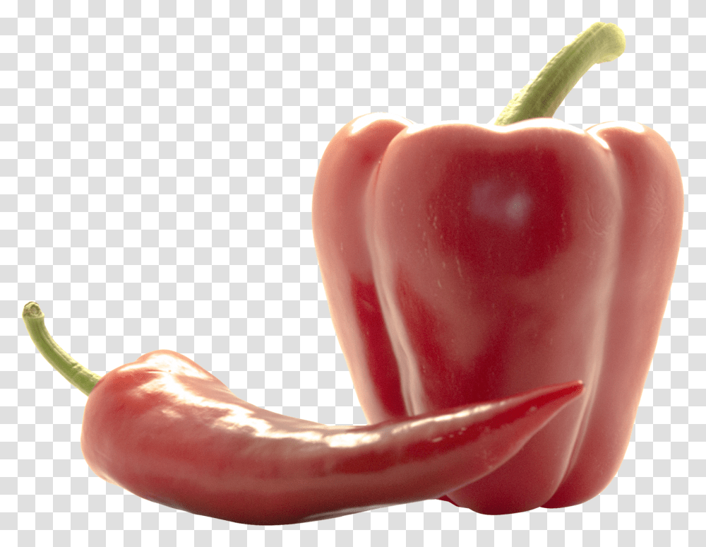 Bell Peppers Image Background Red Bell Pepper, Plant, Food, Vegetable, Animal Transparent Png