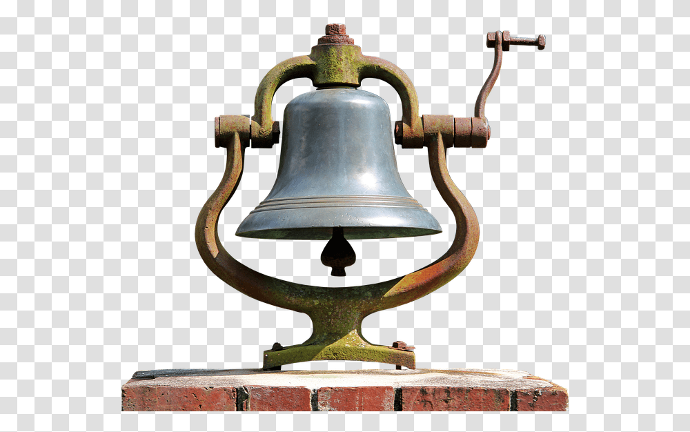 Bell Ring Alarm Clapper Warning Not Fire Handle Bell, Bronze, Musical Instrument, Lamp, Chime Transparent Png