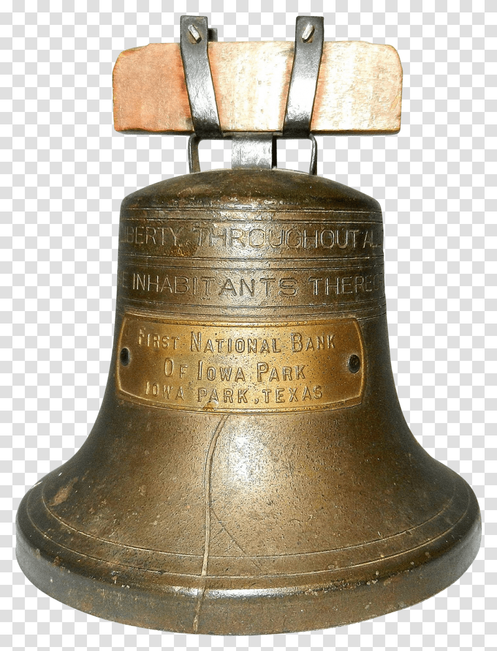 Bell Vintage Liberty Bell Bell, Bronze, Musical Instrument, Chime, Windchime Transparent Png