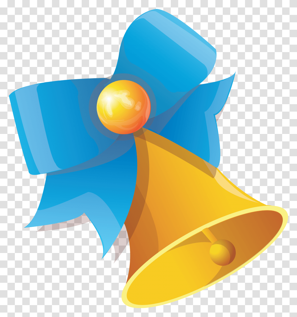 Bell With Blue Ribbon Image Christmas Blue Bell, Graphics, Art Transparent Png