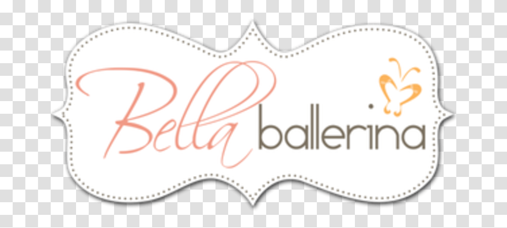 Bella Ballerina Ashburn, Label, Handwriting Transparent Png
