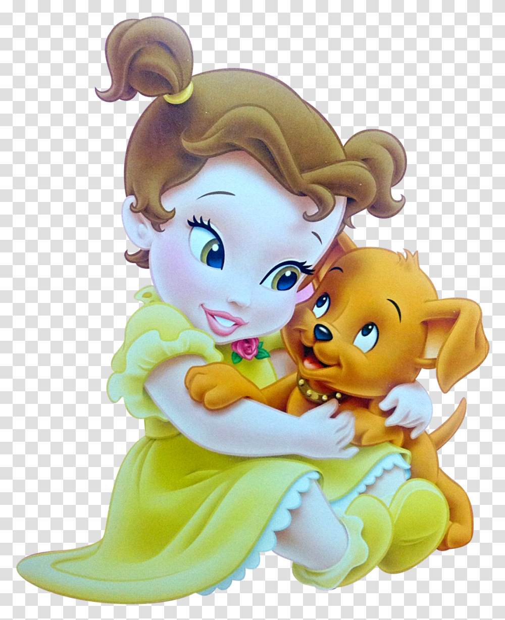 Bella Clipart Baby Disney Princess Belle, Doll, Toy, Figurine, Person Transparent Png