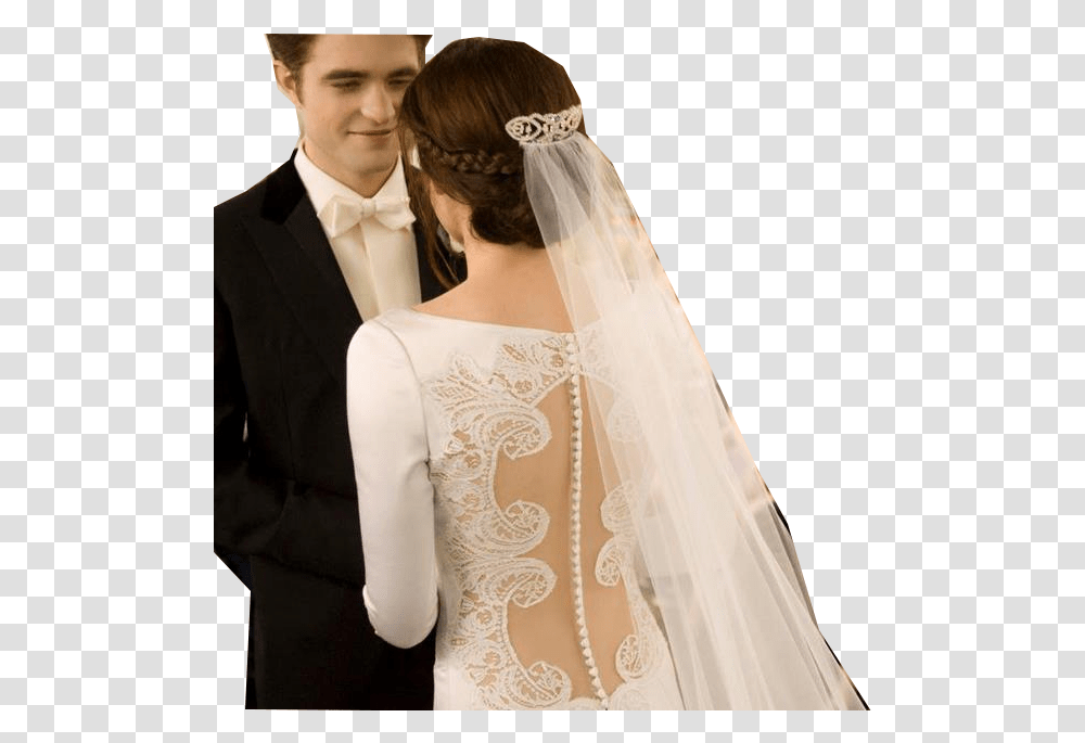 Bella Cullen Wedding Dress Twilight Wedding Dress Back, Apparel, Person, Human Transparent Png