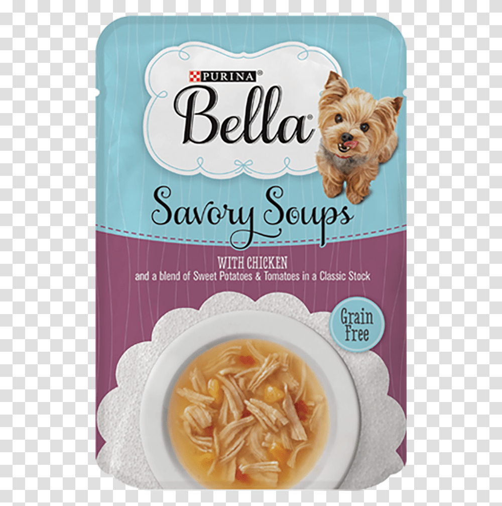 Bella Savory Soups, Poster, Advertisement, Bowl, Dog Transparent Png
