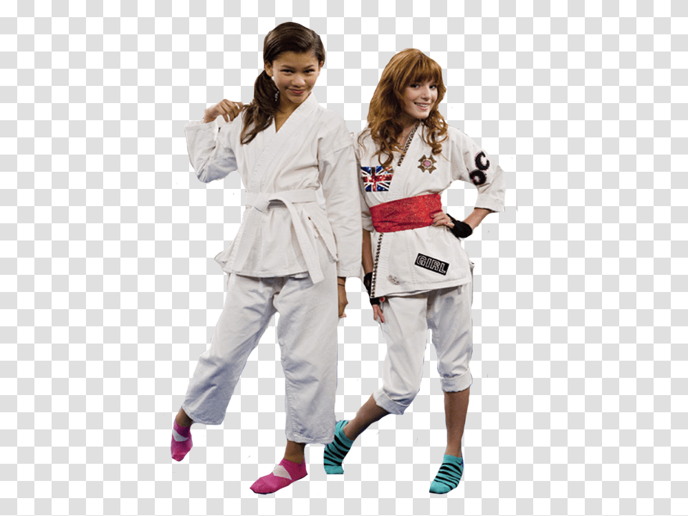 Bella Thorne And Zendaya, Person, Human, Judo, Martial Arts Transparent Png