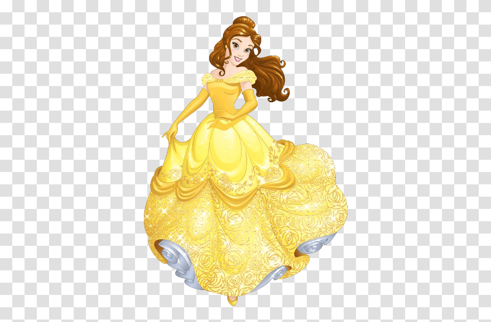 Belle Beauty And The Beast Illustration, Doll, Toy, Figurine, Barbie Transparent Png