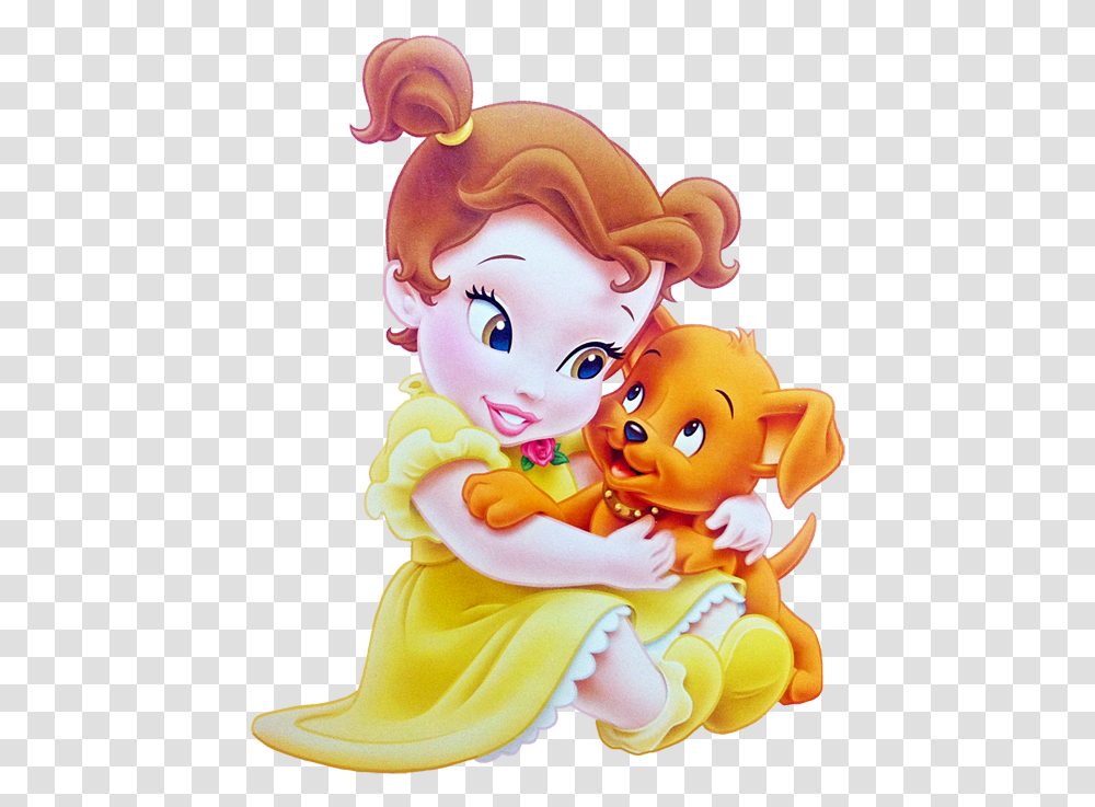 Belle Clipart Baby Belle Little Princess Disney, Doll, Toy, Figurine, Person Transparent Png