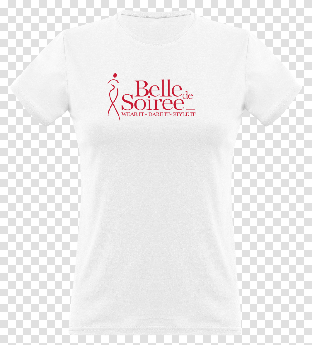 Belle De Soiree Classic Tee Shirt Active Shirt, Clothing, Apparel, T-Shirt, Word Transparent Png
