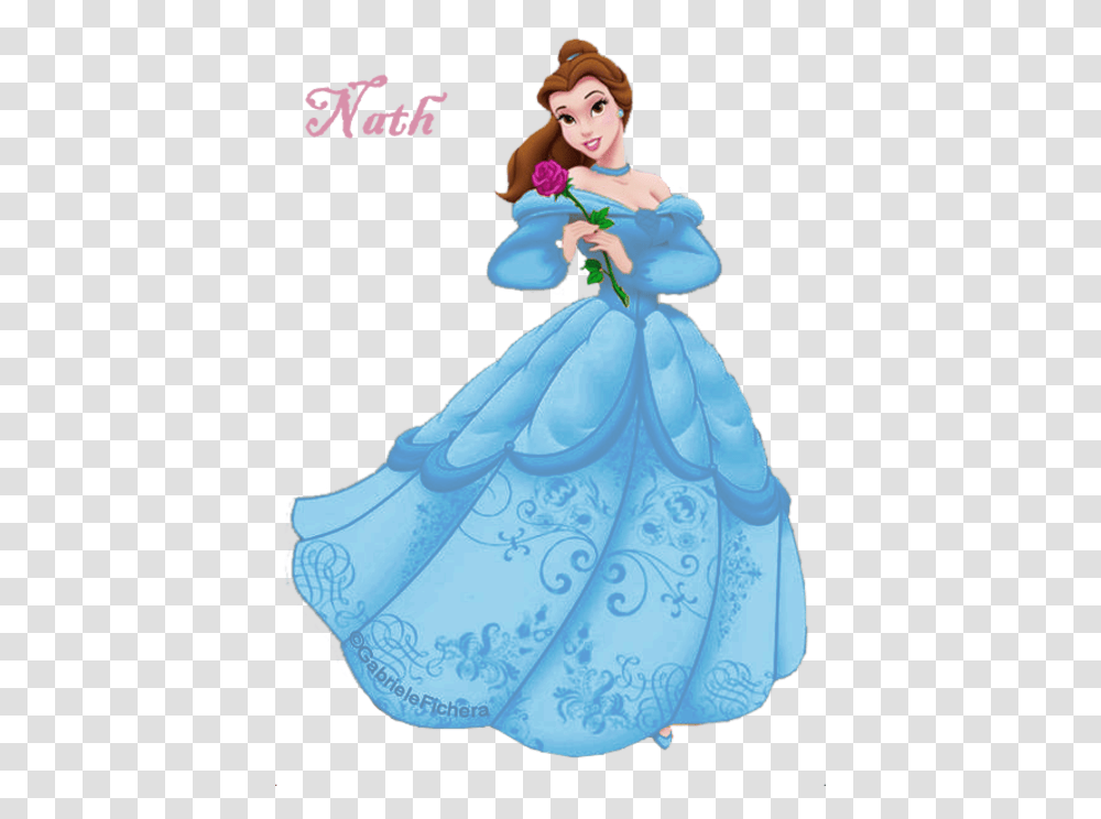 Belle Disney, Figurine, Toy, Doll, Person Transparent Png