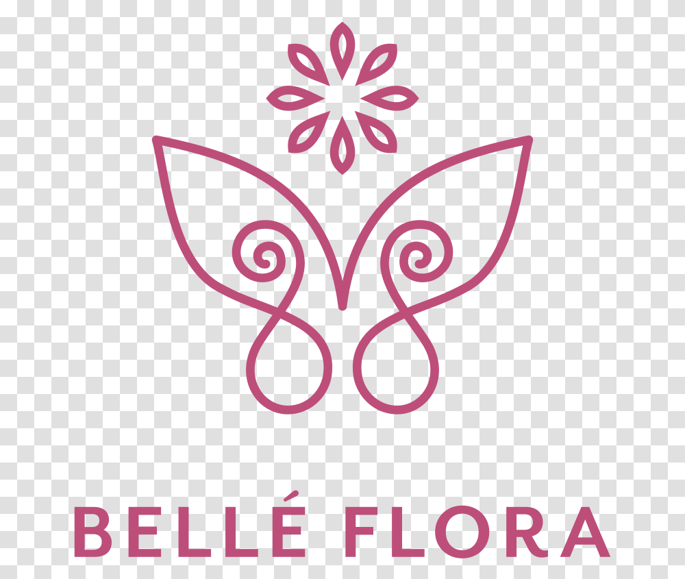 Belle Flora Logo Illustration, Poster, Advertisement Transparent Png