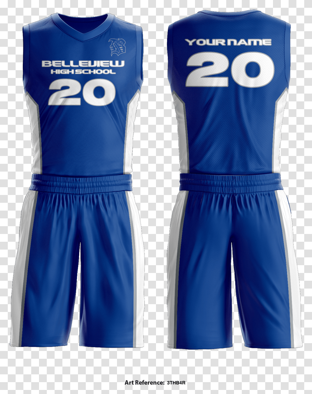 Belleview High School Basketball Uniform Active Shirt, Apparel, Shorts, Jersey Transparent Png