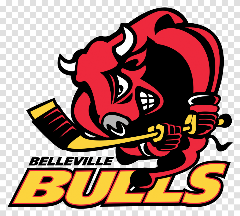 Belleville Bulls Belleville Bulls Logo, Graphics, Art, Text, Label Transparent Png