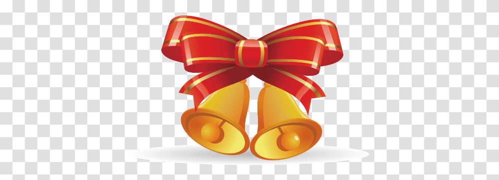 Bells Christmas Tie Free Icon Of Christmas Day, Balloon, Scroll Transparent Png