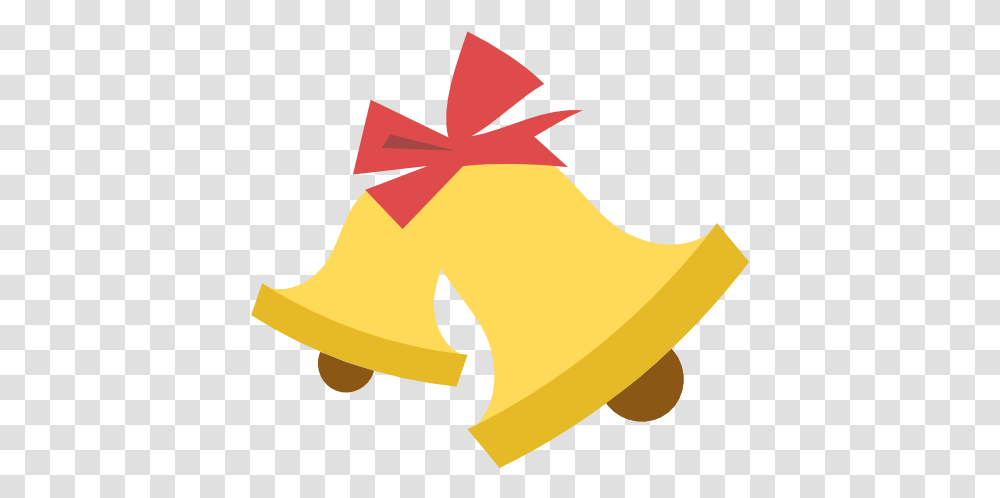 Bells Icon Flat Christmas Icons, Angry Birds, Party Hat, Clothing, Apparel Transparent Png