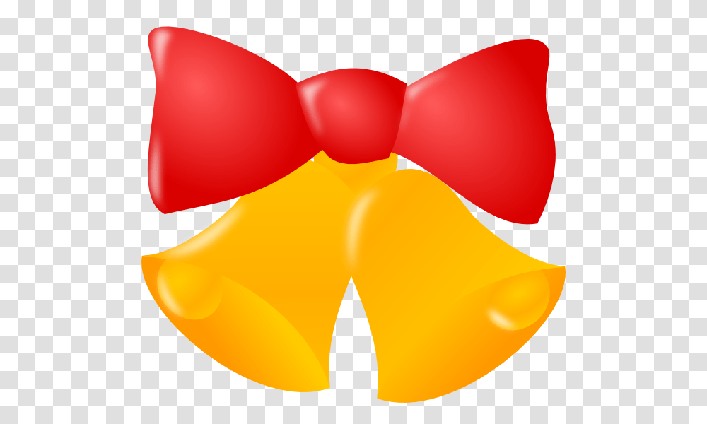 Bells With Red Bow Clip Art, Balloon, Heart, Tie, Accessories Transparent Png