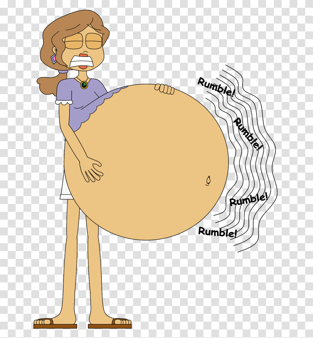 Belly Clipart Pregnant Belly Button Rumble Cartoon, Drum, Percussion, Musical Instrument, Costume Transparent Png