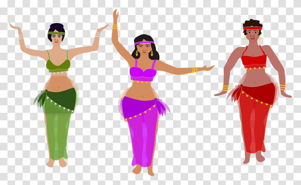Belly Dance Cartoon, Dance Pose, Leisure Activities, Person, Girl Transparent Png