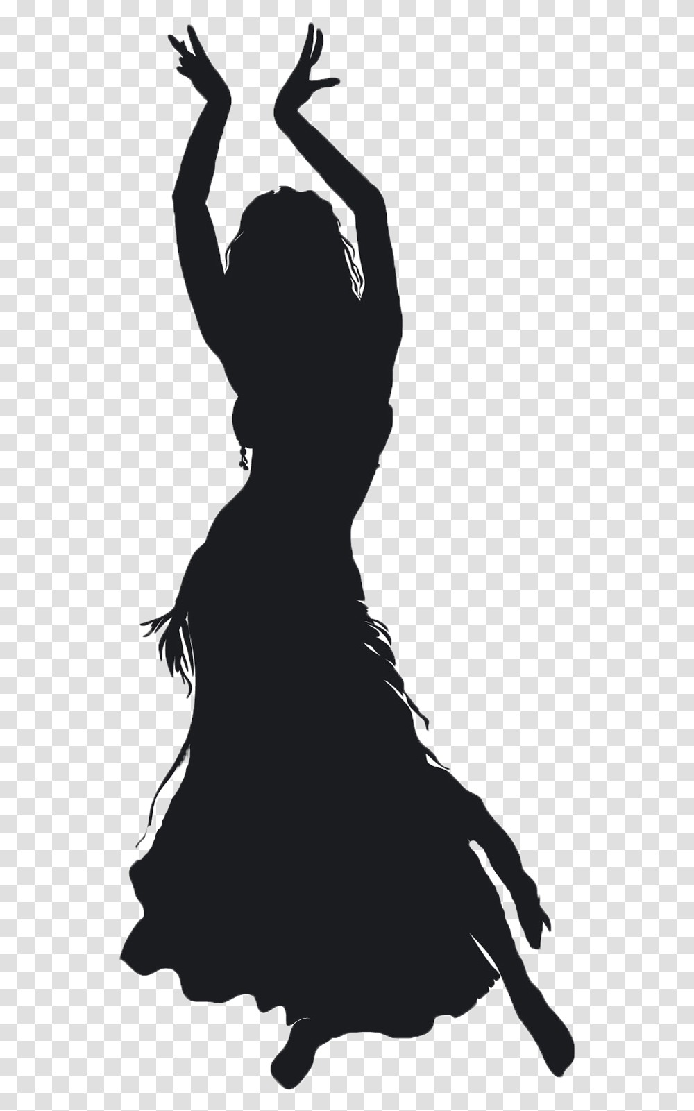 Belly Dance Silhouette Royalty Free, Person, Human, Dance Pose, Leisure Activities Transparent Png