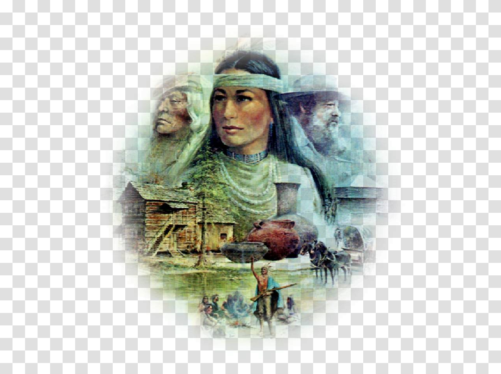 Beloved Woman Of The Creek Indians Download Nancy Ward, Collage, Poster, Advertisement, Head Transparent Png
